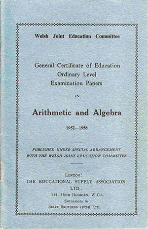 Arith and Algebra past papers