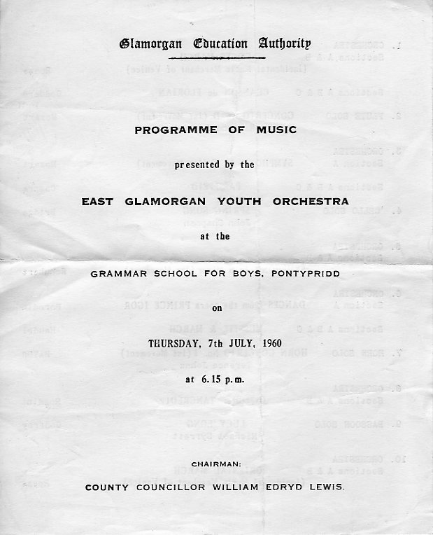 1960 Programme 1